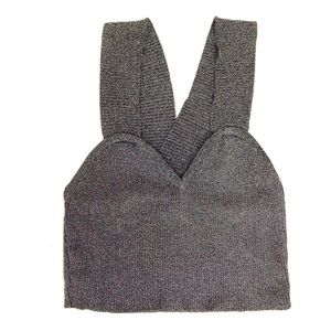 Dolce & Gabbana metallic knit top